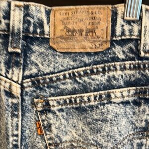 Levi's VINTAGE ORANGE TAB ( 1970s)  Blue Jeans